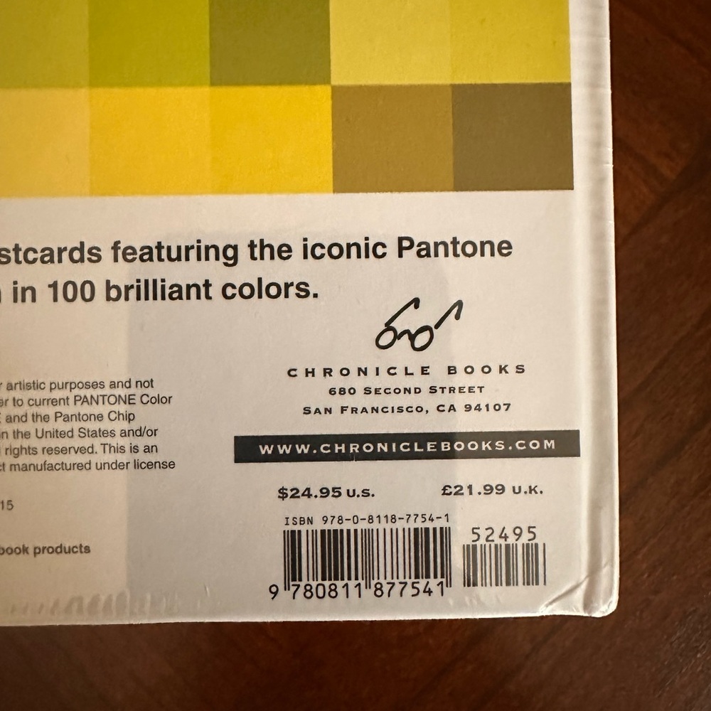 NWT Pantone Postcards Set - Pantone LLC - Picture 4 of 6